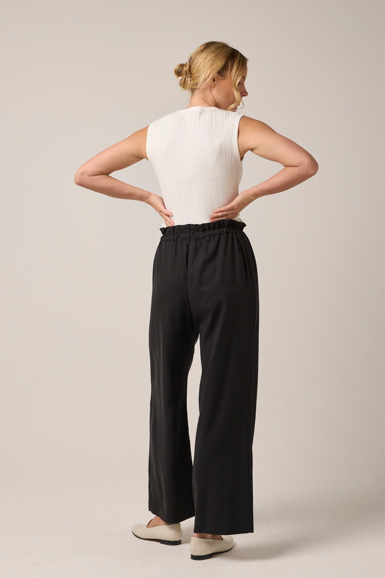 Lynches Drawstring Pant Black Night
