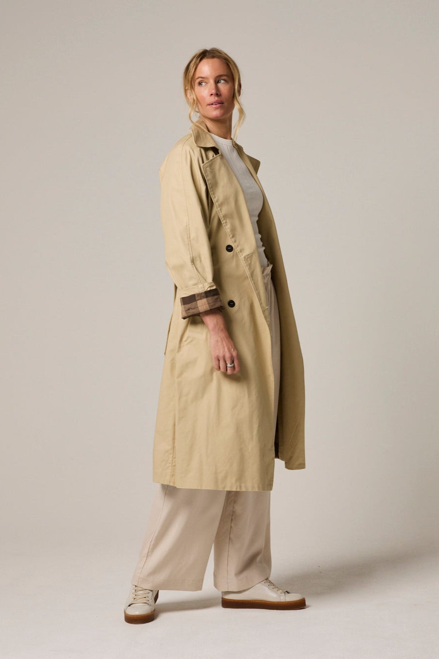 Blythe Natural Trench Coat