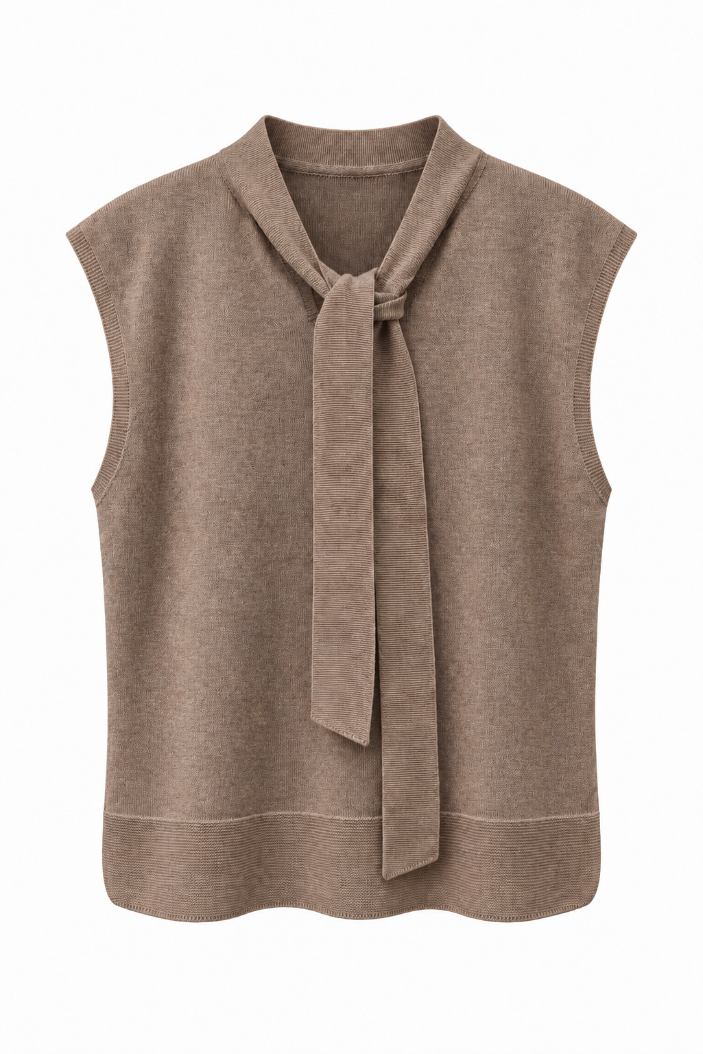Uimi Posey Tank with Tie Brown Sugar