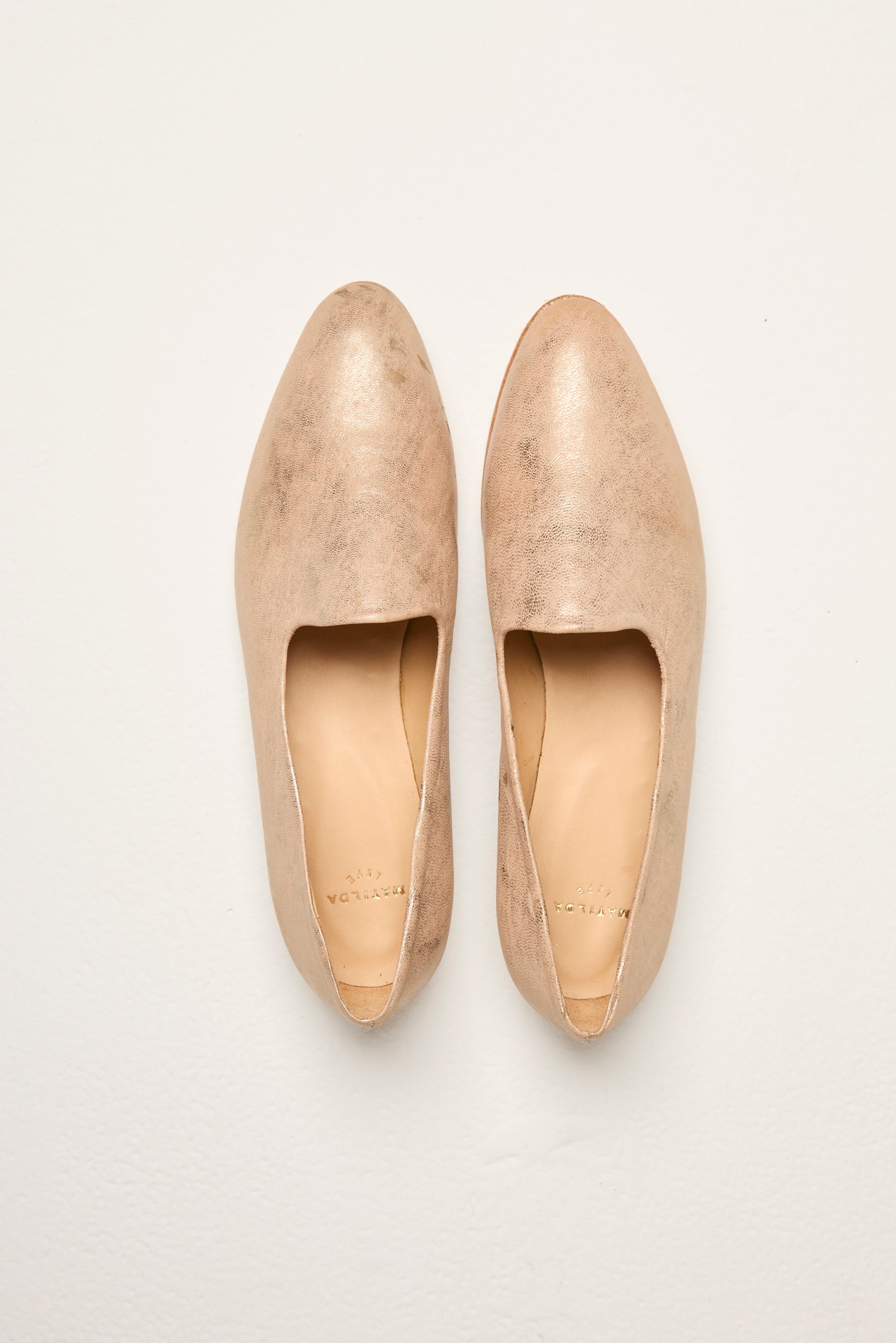 Elwood Slip On Shoe Champagne Gold
