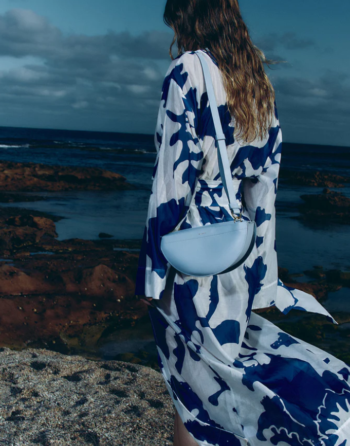 SM Thick Lune Bag Mist Blue