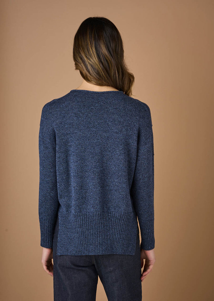 Uimi Hansel Crew Neck Jumper Denim