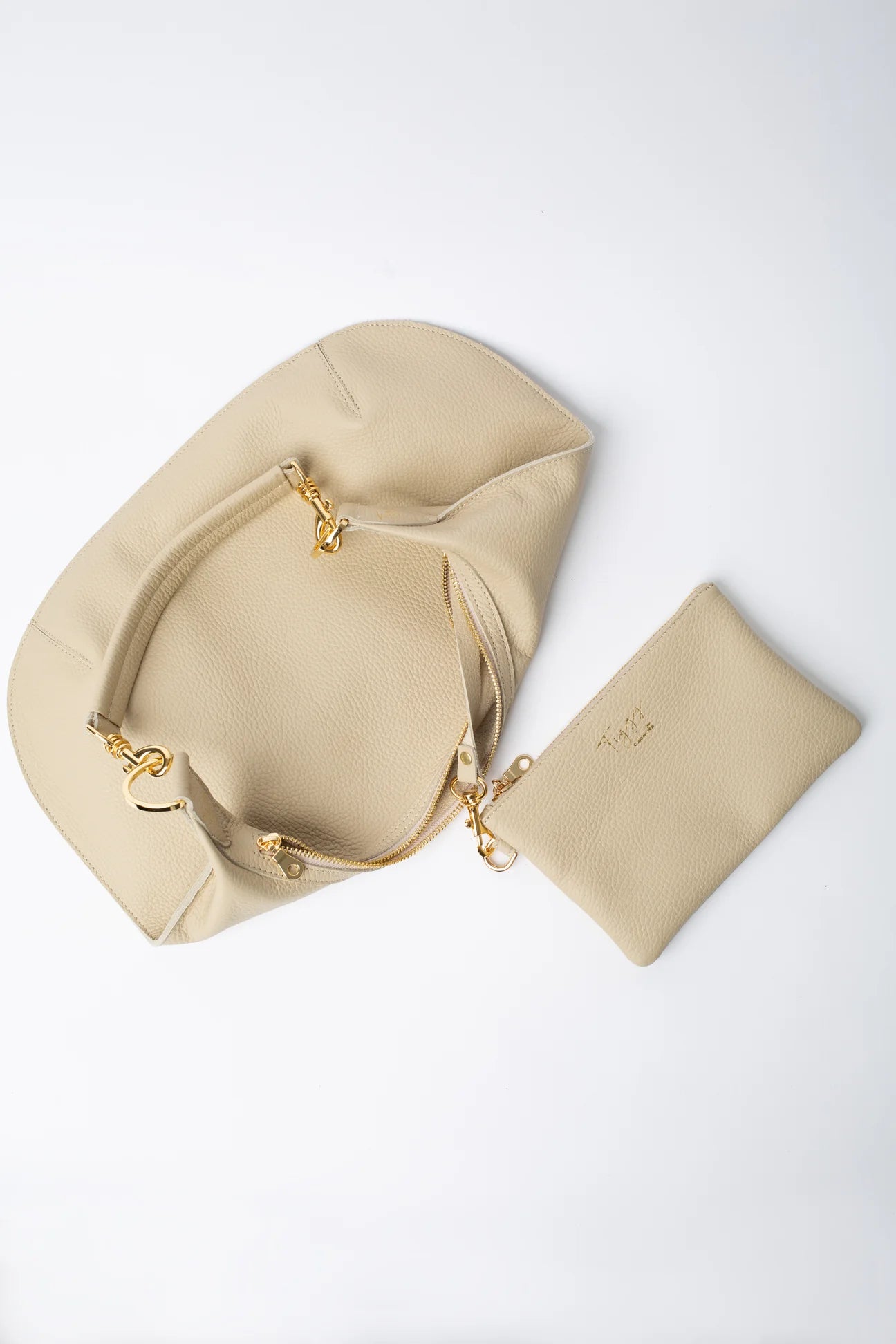 TG Sienna Slouch Shoulder Bag Vanilla