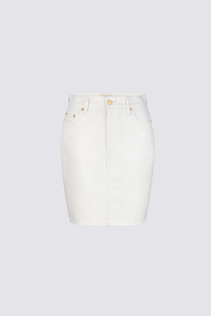 Cronulla Denim Skirt Natural White