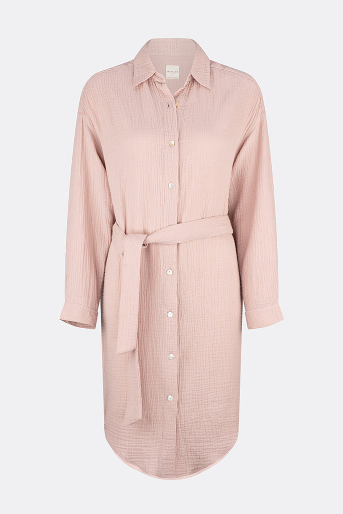 Willow Shirt Dress Rose Desert