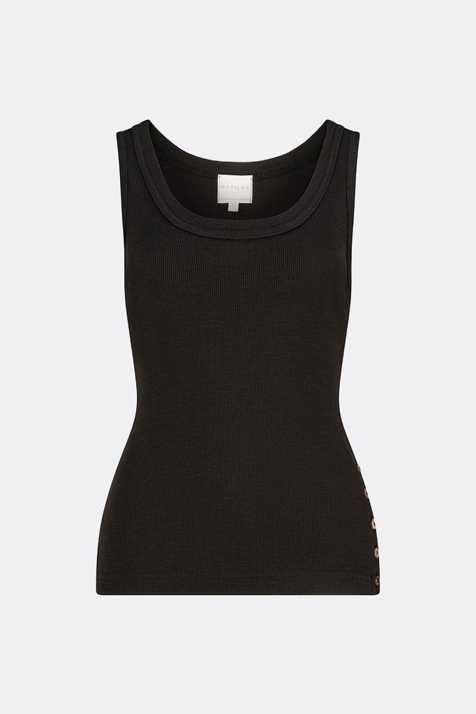 Eden Soft Merino Wool Tank Loden