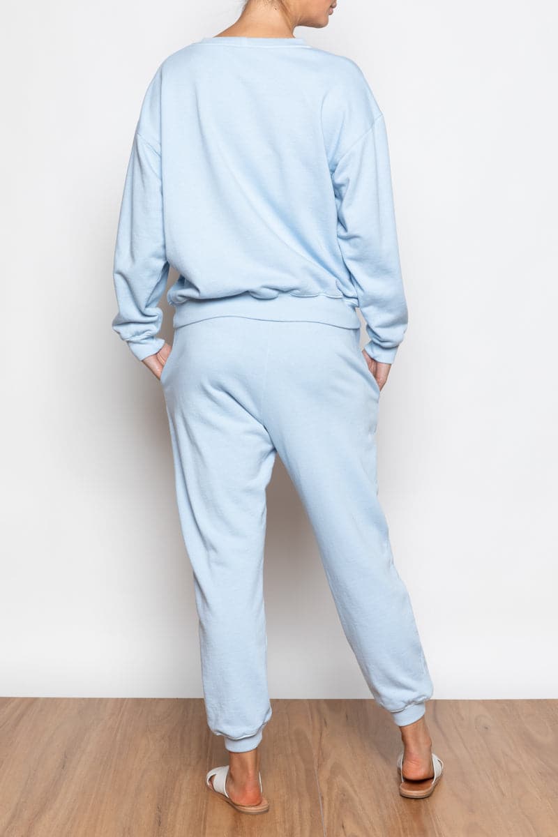 Lorne Track Pant Sky Blue