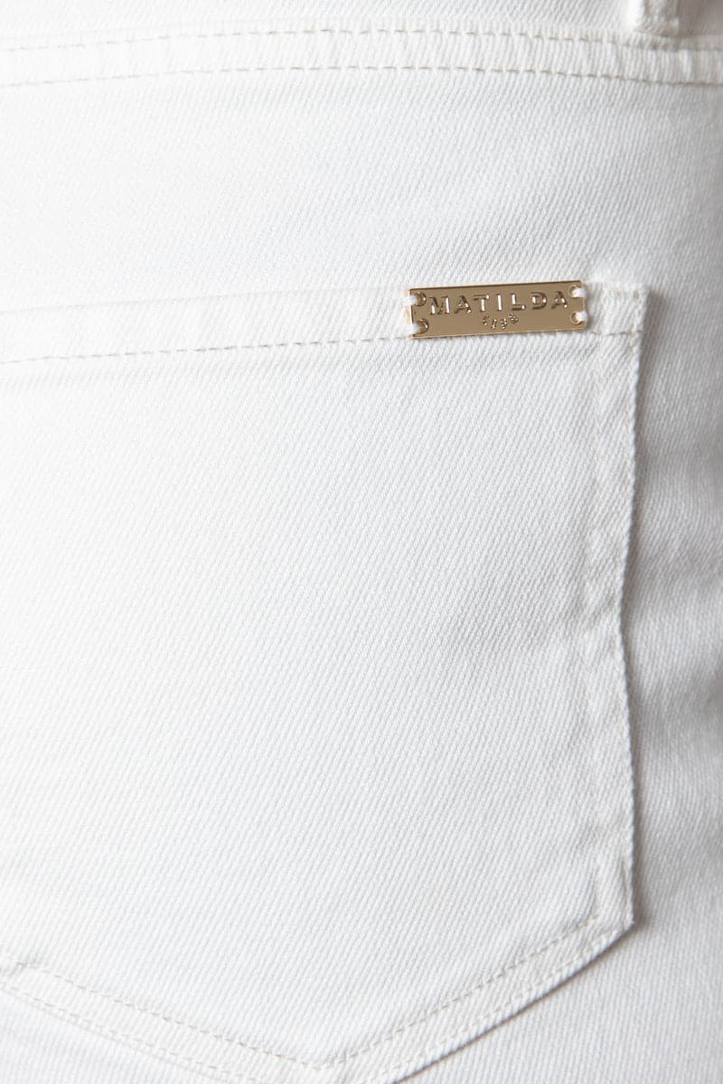 Cronulla Straight Leg Jean Natural White